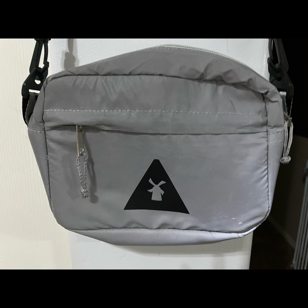 Dutch bros reflective shoulder bag